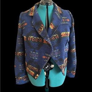 **3 for $30** 
Aztec woven moto jacket